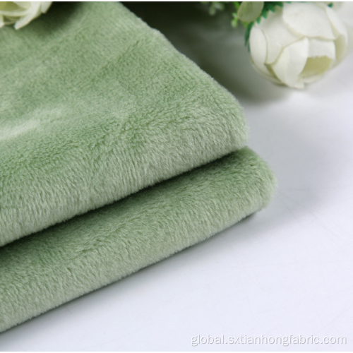 Scuba Knit Fabric Polar Fleece Pure Color Knitted Flannelette Manufactory